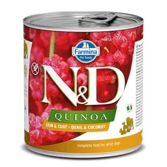 Farmina N&D Quinoa Skin & Coat canine adult (quaglia)