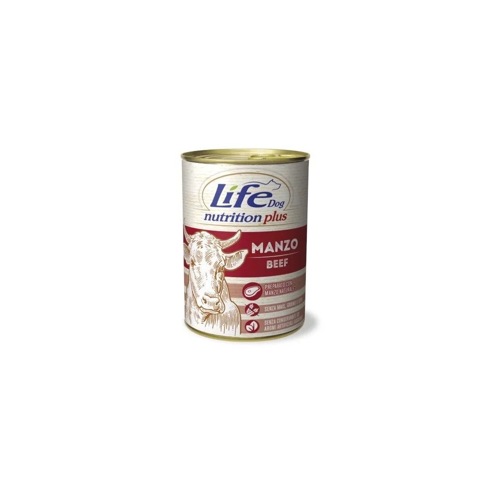 Life PetLife Pet Dog Nutrition Plus (manzo)