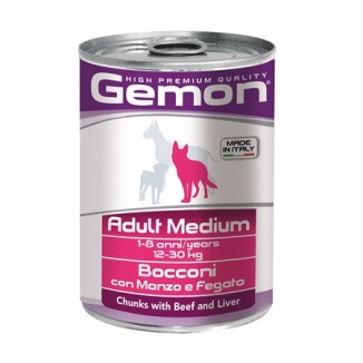 Gemon Adult medium bocconi (manzo e fegato)