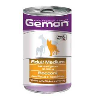 Gemon Adult medium bocconi (pollo e tacchino)