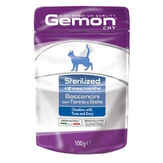 Gemon Adult sterilized bocconcini (tonno e orata)