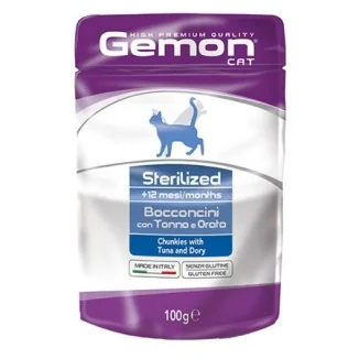 Gemon Adult sterilized bocconcini (tonno e orata)
