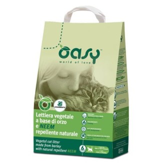 Oasy Lettiera vegetale al Neem