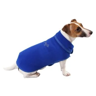 Fashion Dog Cappotto in pile con strass