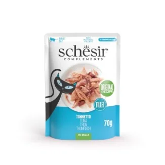 Schesir Complements umido filetti in jelly per gatti in bustina (Tonnetto)