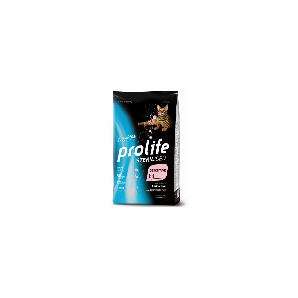 ProlifeProlife Sterilised Sensitive Cat (maiale)