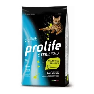 Prolife Sterilised Cat Grain Free (quaglia e patate)
