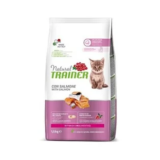 Natural Trainer Kitten con salmone