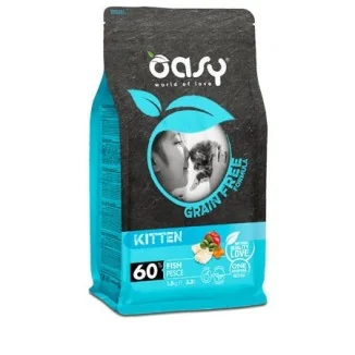 Oasy Grain-free Formula Kitten (pesce)