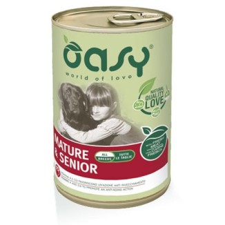 Oasy Lifestage Mature&Senior Dog patè