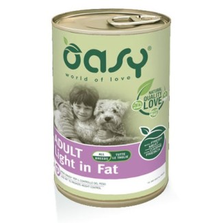 Oasy Lifestage Adult Dog Light in Fat patè
