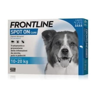 Frontline spot on per cani medi