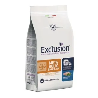 Exclusion Diet Metabolic & Mobility Small Breed maiale e fibre