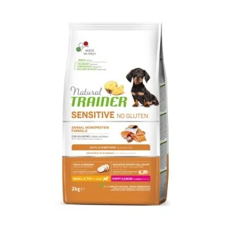 Natural Trainer Sensitive Puppy Small & Toy (salmone)
