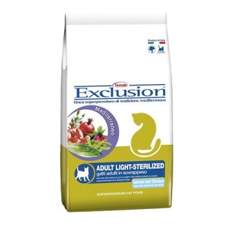 Exclusion Mediterraneo Light Sterilized Cat (salmone e pollo)
