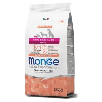 Monge Natural Superpremium Extra Small Adult (salmone)