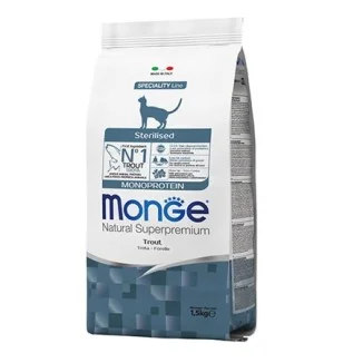 Monge Natural Sterilised Monoprotein (trota)