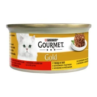 Purina Gourmet Gold intrecci di gusto con pollo e manzo