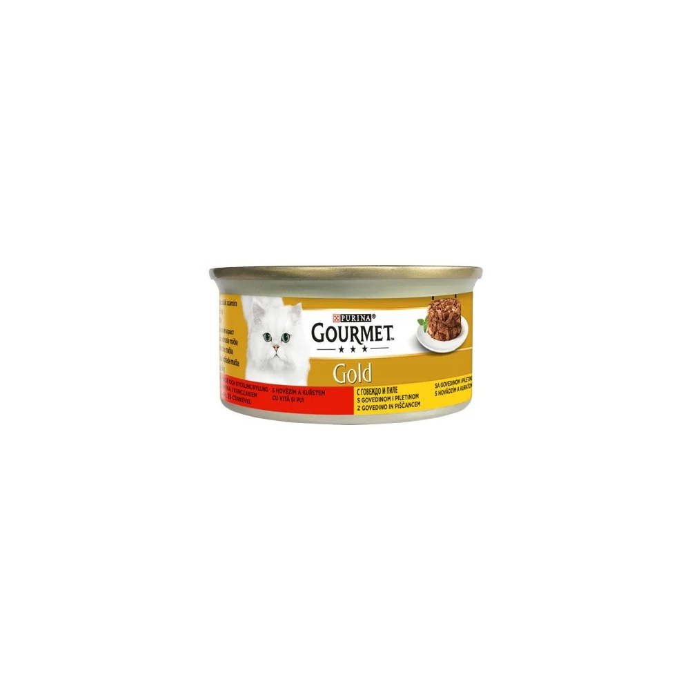 Purina Gourmet Gold intrecci di gusto con pollo e manzo