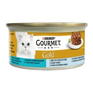 Purina Gourmet Gold intrecci di gusto con tonno e pesce dell'oceano
