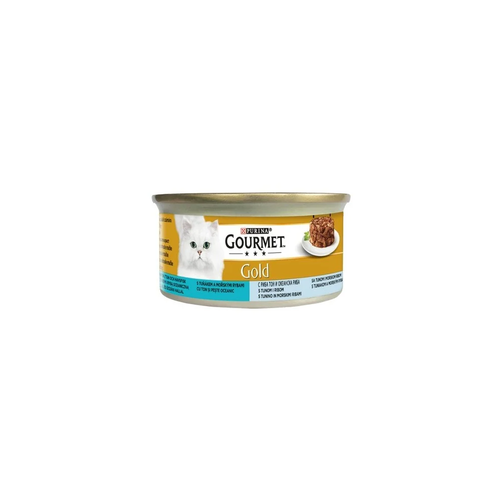 Purina Gourmet Gold intrecci di gusto con tonno e pesce dell'oceano