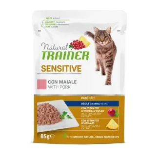 Natural Trainer Sensitive paté con maiale