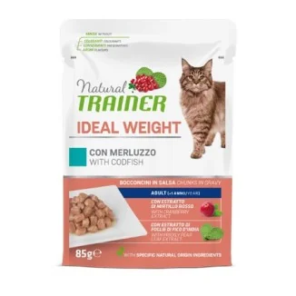 Natural Trainer Ideal Weight bocconcini in salsa con merluzzo