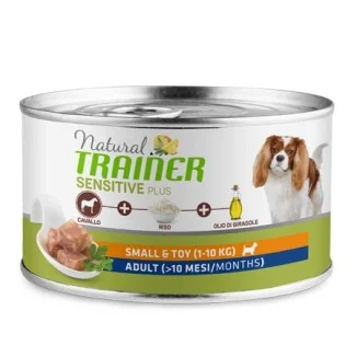Natural Trainer Sensitive Plus Small & Toy Adult umido (cavallo)