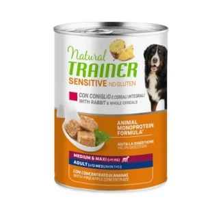 Natural Trainer Sensitive Plus Medium/Maxi Adult umido (coniglio)