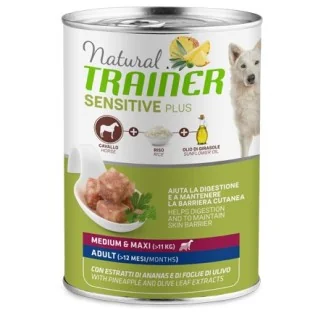 Natural Trainer Sensitive Plus Medium/Maxi Adult umido (cavallo)