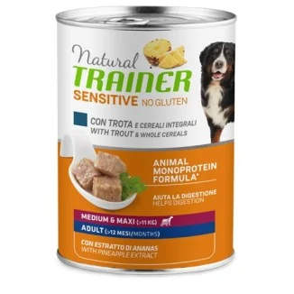 Natural Trainer Sensitive Medium/Maxi Adult umido (trota)