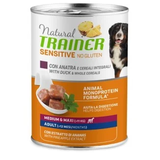 Natural Trainer Sensitive Medium/Maxi Adult umido (anatra)