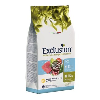 Exclusion Mediterraneo Puppy Medium al tonno