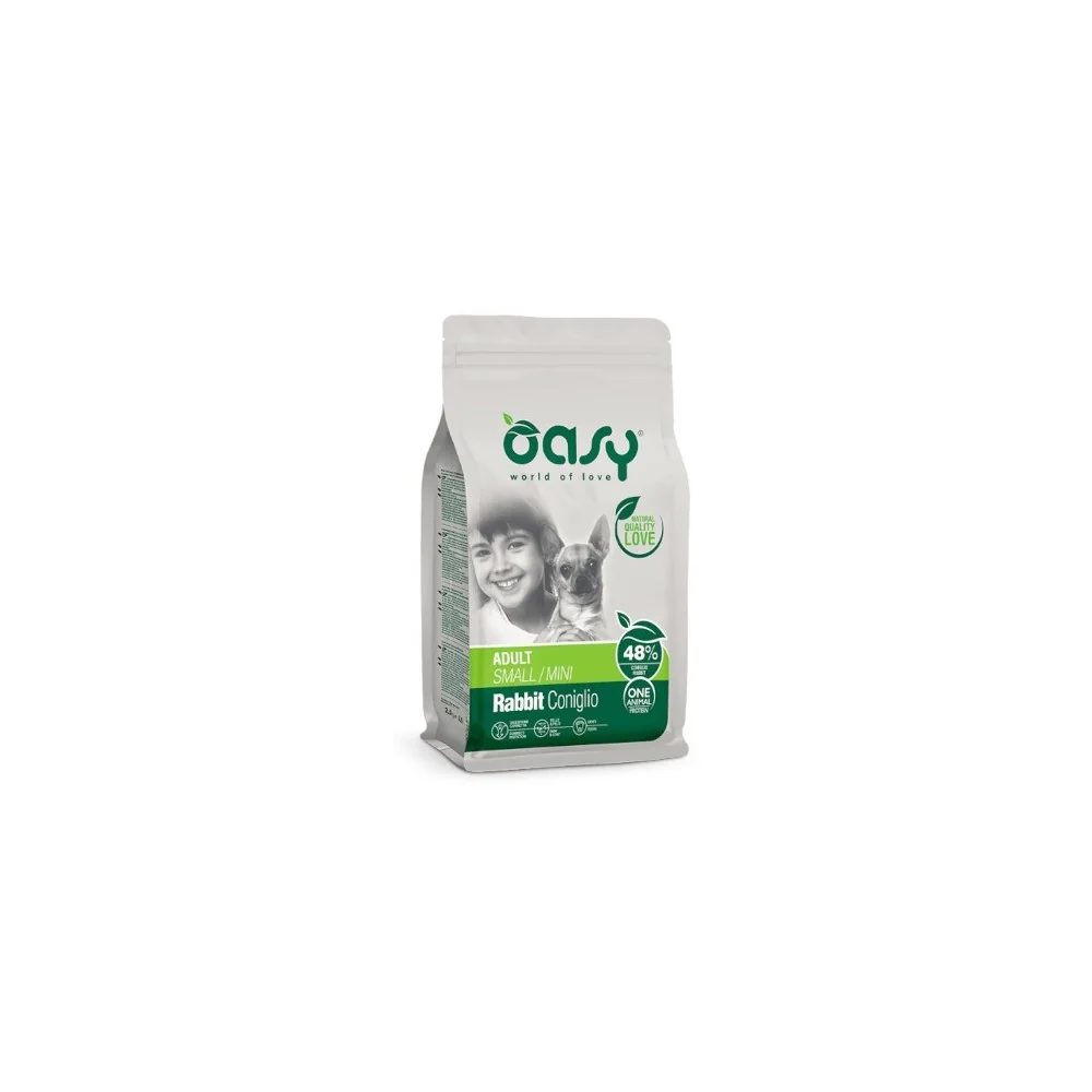 OasyOasy One Protein adult small/mini al coniglio
