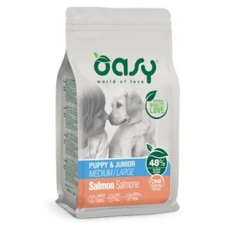 Oasy One Protein puppy & junior medium/large al salmone