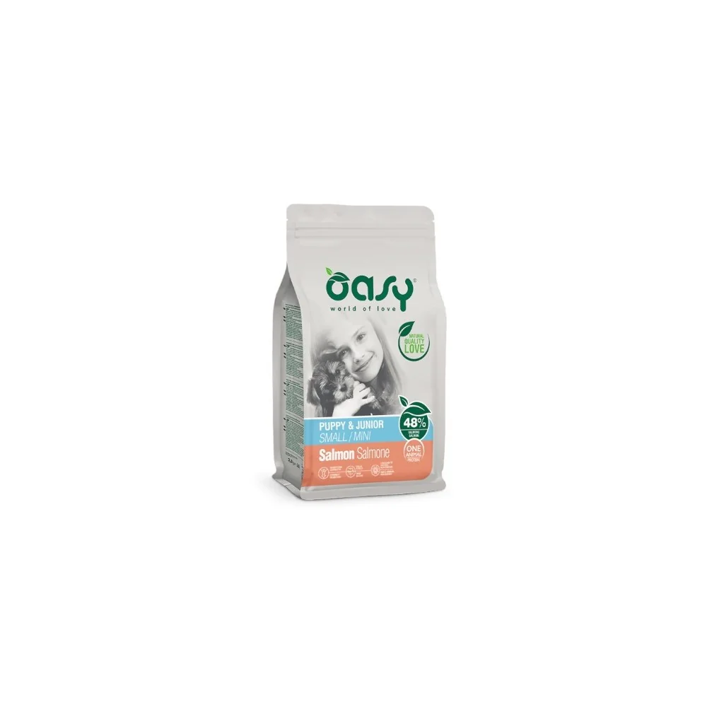 OasyOasy One Protein puppy & junior small/mini al salmone