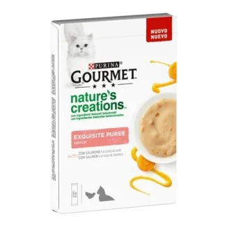 Purina Gourmet Nature’s Creations Exquisite Puree con salmone