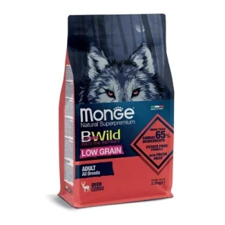 Monge BWild Low Grain All Breeds (cervo)