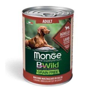 Monge BWild Grain Free bocconi di agnello