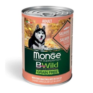 Monge BWild Grain Free bocconi di salmone