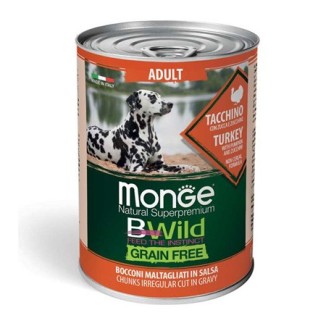 Monge BWild Grain Free bocconi di tacchino