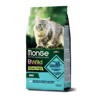 Monge BWild Grain Free Adult Cat (merluzzo e patate)
