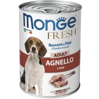 Monge Fresh bocconi in paté con agnello