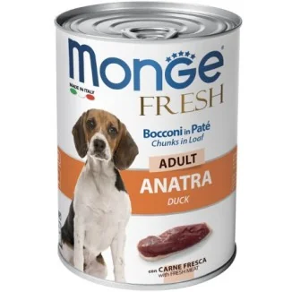 Monge Fresh bocconi in paté con anatra