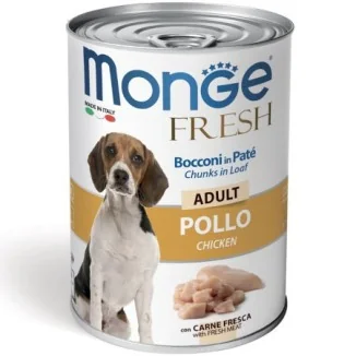 Monge Fresh bocconi in paté con pollo