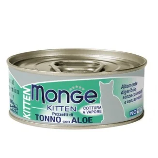 Monge Natural in Jelly kitten (tonno e aloe)