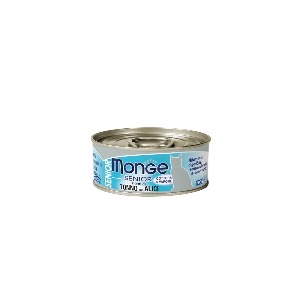 Monge Natural in Jelly senior (tonno e acciughine)