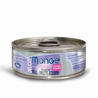 Monge Natural Delicate (pollo con omelette e acciughine)