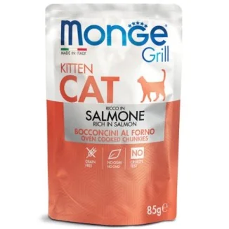 Monge Grill bocconcini per gattini (salmone)