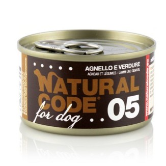 Natural Code for dogs 05 (agnello e verdure)